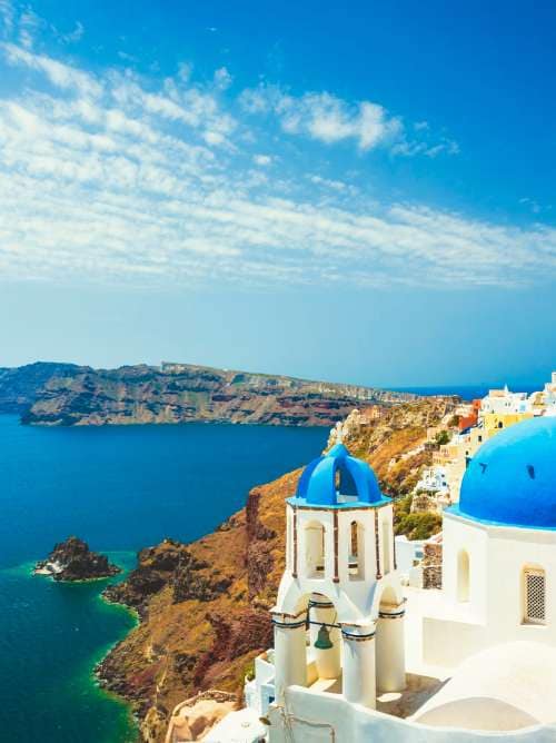 Church in Oia, Santorini, Greece