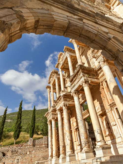 Ruins in Kusadasi, Turkey, in daylight