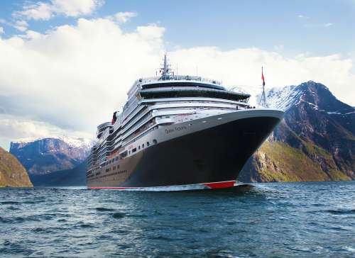 Queen Victoria in the Norwegian fjords