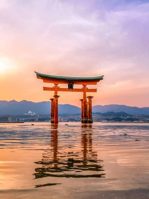 Torii Gate, Miyajima, Japan