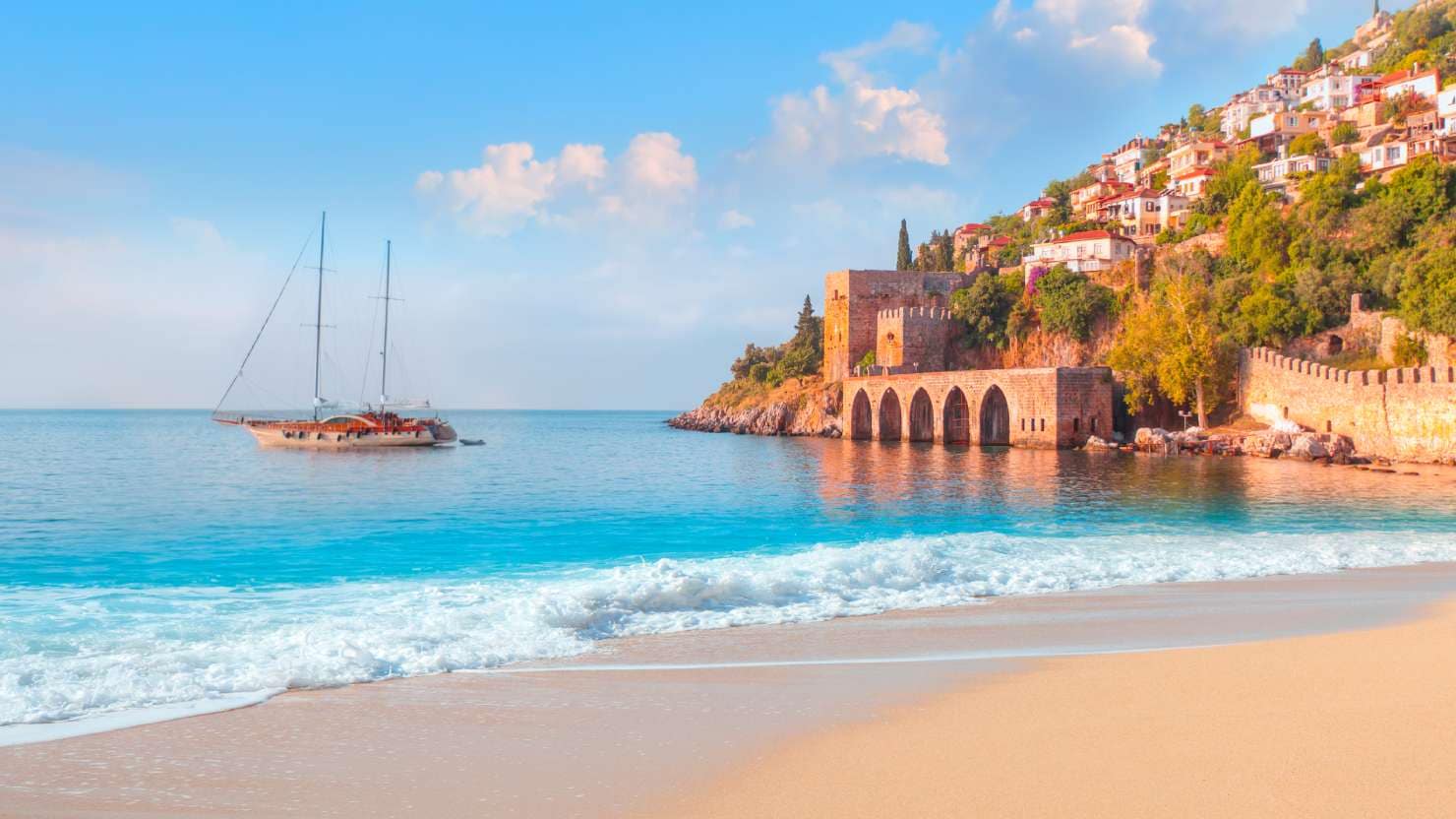 Beautiful Mediterranean beach.