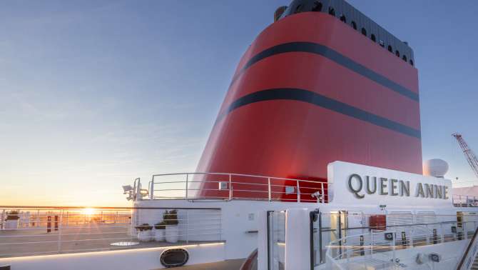 Cunard takes delivery of Queen Anne