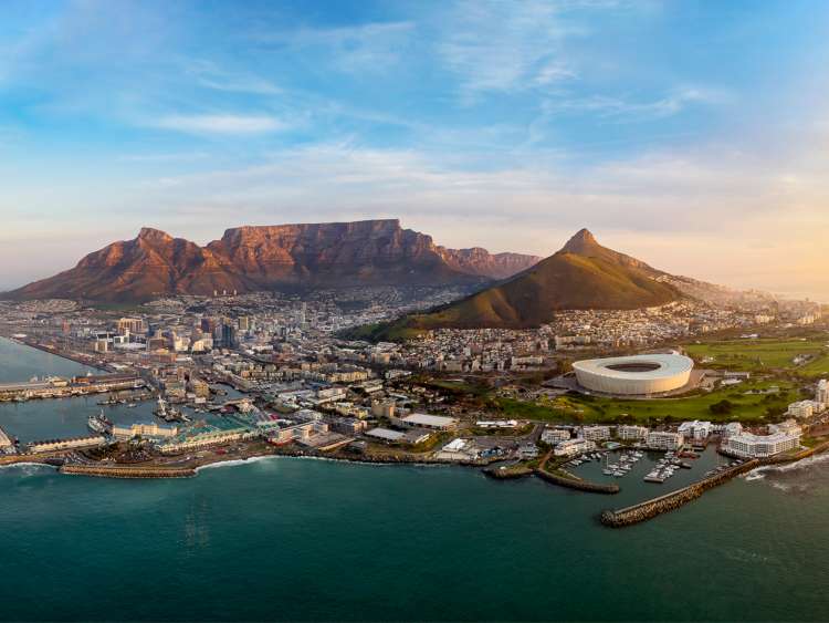 Cape Town and Table Mountain, South Africa