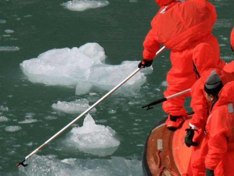 Glacier Bay Fjord - the icy waters of Alaska, USA; Shutterstock ID 40199356; purchase_order: n/a; job: Glacier Bay - climate; client: cunard_digital; other: As per agreed allowance