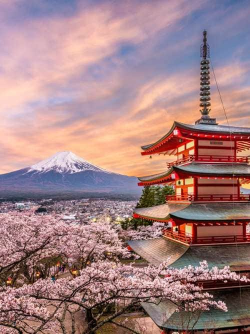 Chureito Pagoda near Tokyo, Japan