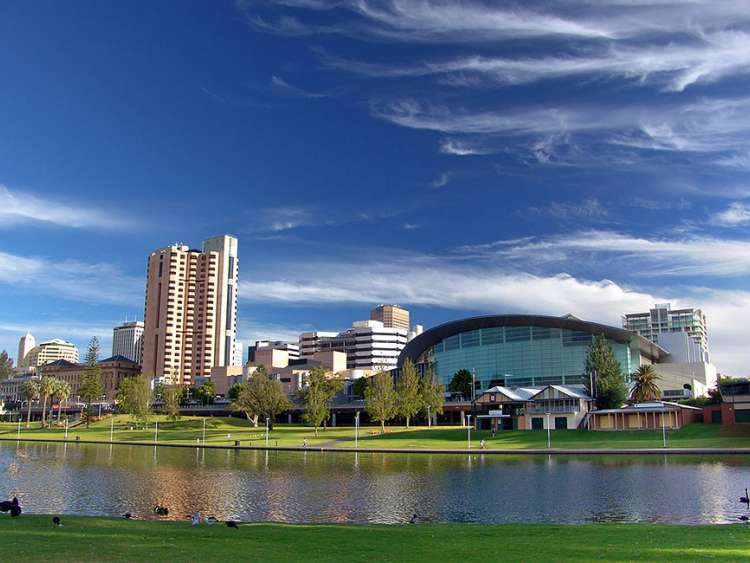 Adelaide from the riverside