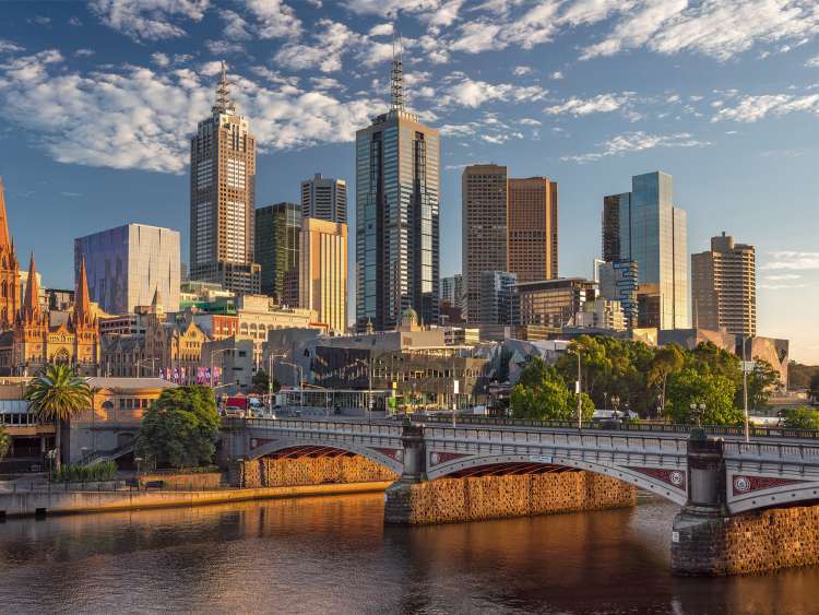 Cityscape of Melbourne Australia shutterstock 578424223