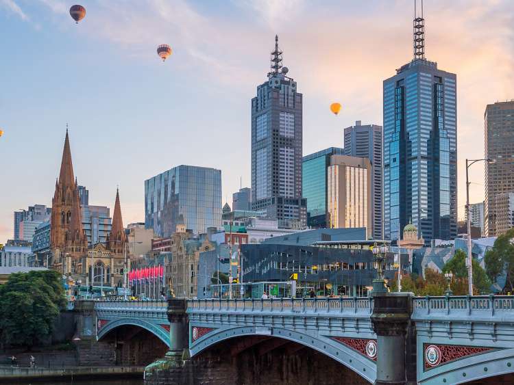 Melbourne city skyline at twilight in Australia - Shutterstock ID 652935751