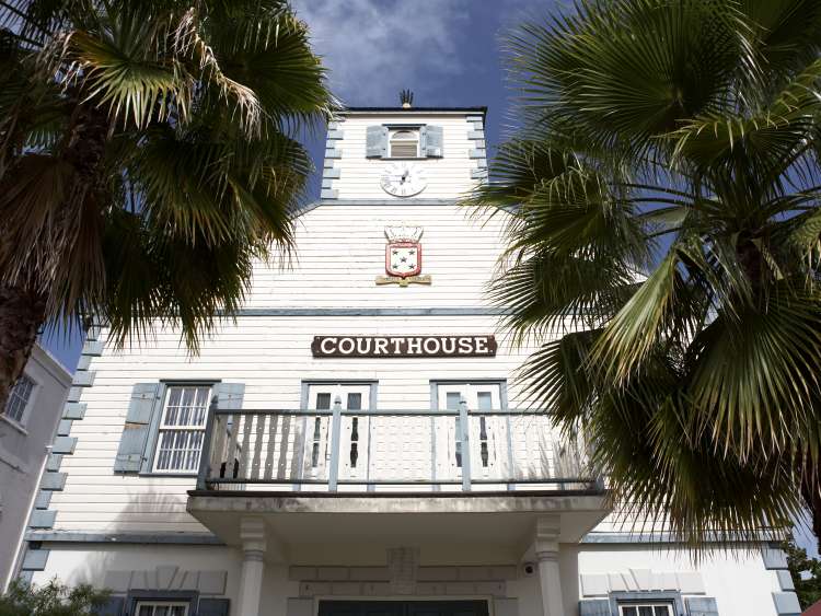 the courthouse on front street Philipsburg St Maarten leeward islands lesser antilles eastern caribbean west indies; Shutterstock ID 2491559; purchase_order: n/a; job: Caribbean Guide; client: cunard_digital; other: 