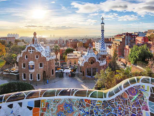 Park Guell, Barcelona, Spain