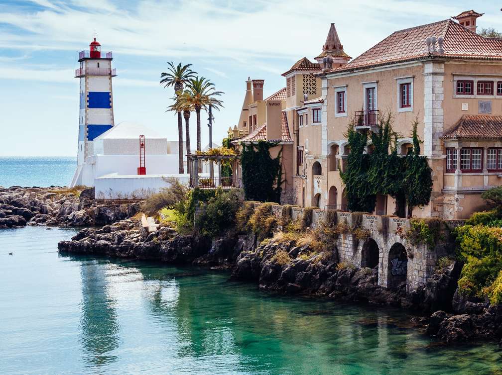 Santa Marta Lighthouse and Museum in Cascais Lisbon district Portugal shutterstock 735050020