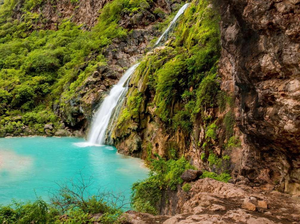 Ayn Khor Waterfalls in Salalah Oman shutterstock 707001616