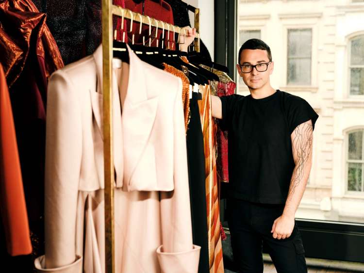 Headshot of fashion designer Christian Siriano