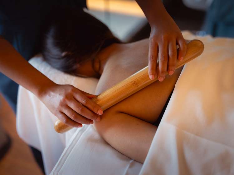 Bamboo massage