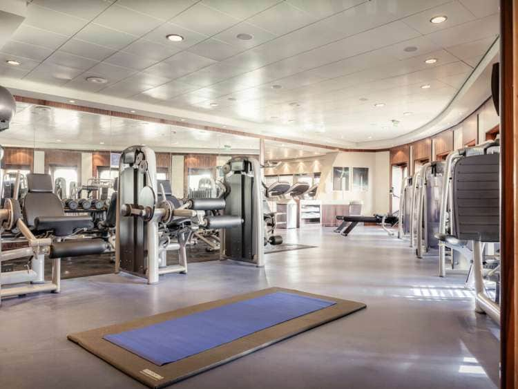 The Fitness Centre on board Queen Mary 2